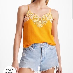 Brand New embroidered cami!